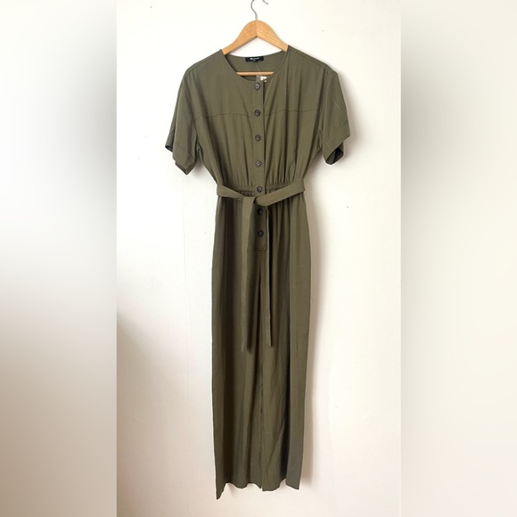 Madewell Short-Sleeved Belted Jumpsuit (S) - Picture 1 of 10